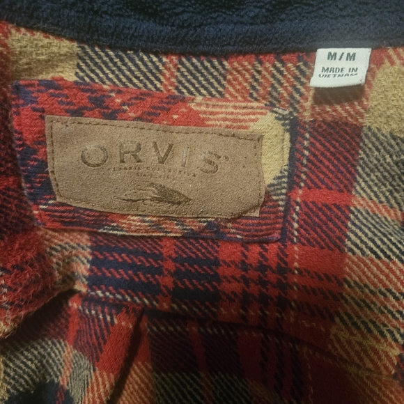 Orvis Multicolor Plaid Flannel Shirt - Picture 2 of 4